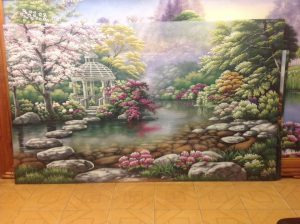Gemstone painting vietnam