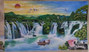 Gemstone painting vietnam