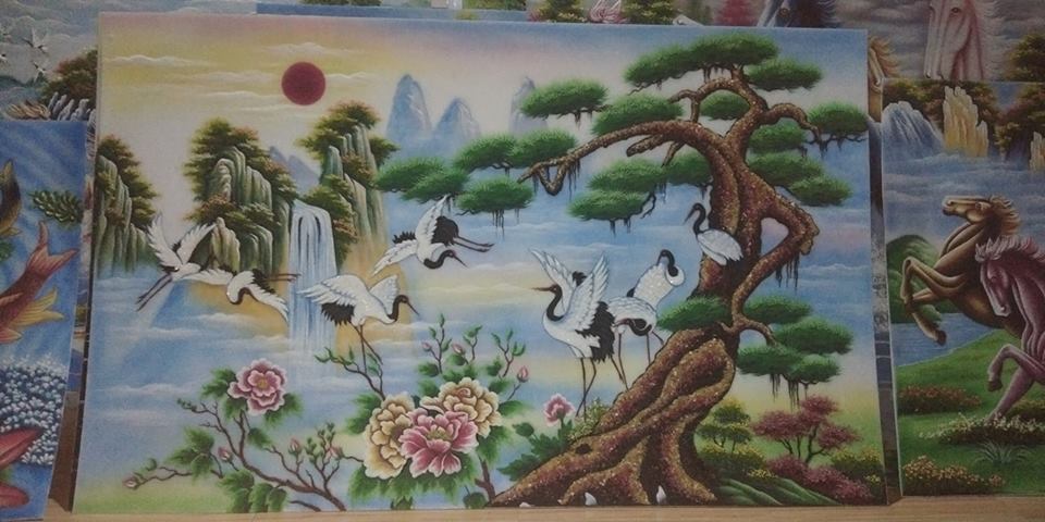 Gemstone painting vietnam